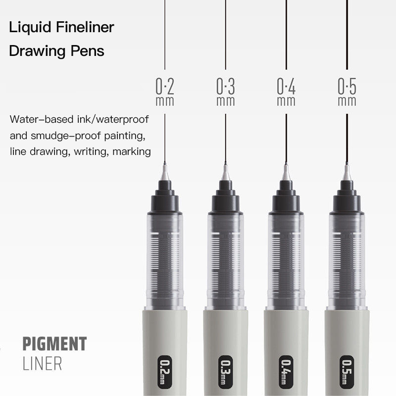 Correction Pen Fine - Маркеры LANGUO 0.2/0.3/0.4/0.5 мм: тонкие ручки-линеры
