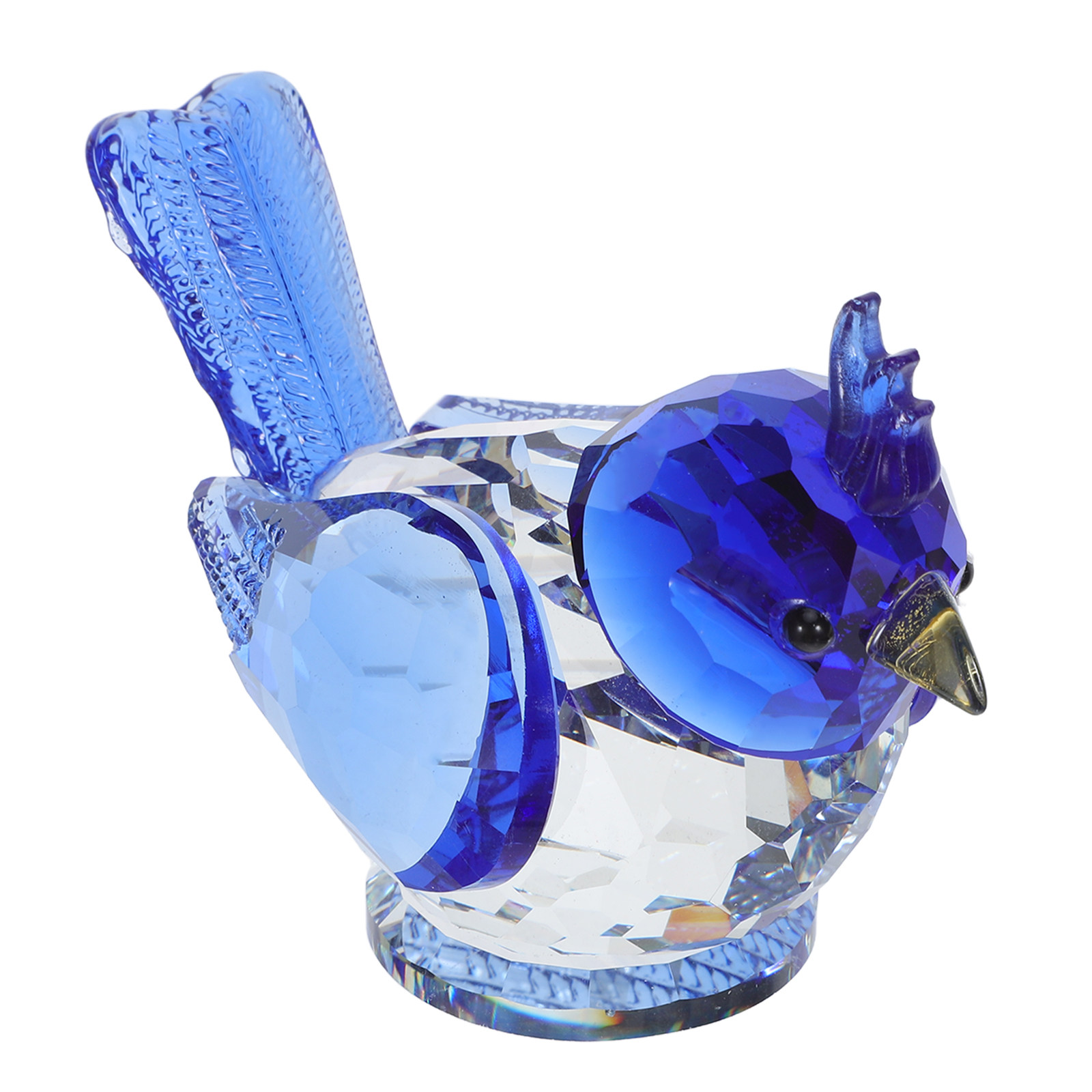 Paper Weight Crystal - Маленькая хрустальная скульптура птицы, декоративные воробьи,