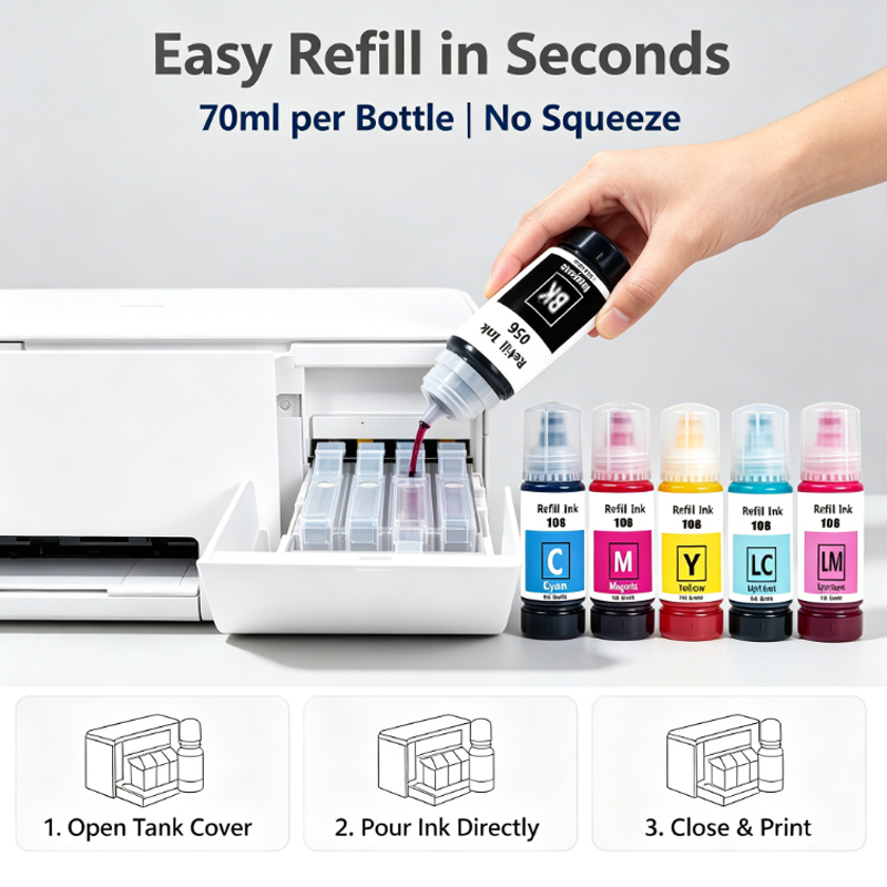 Чернила для заправки Epson 108 – обзор и цена Fountain Pen Bottled Ink