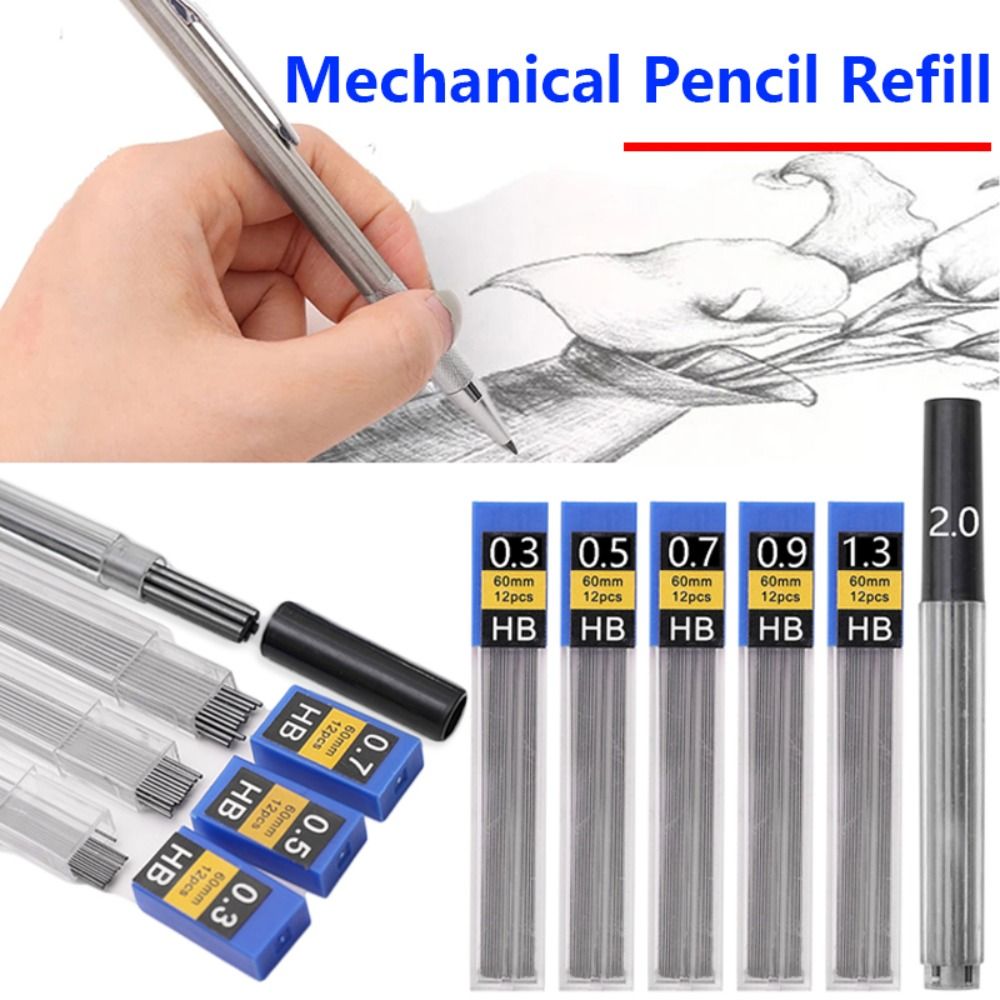 6 коробок сменных стержней для – обзор и цена Mechanical Pencil 0.3