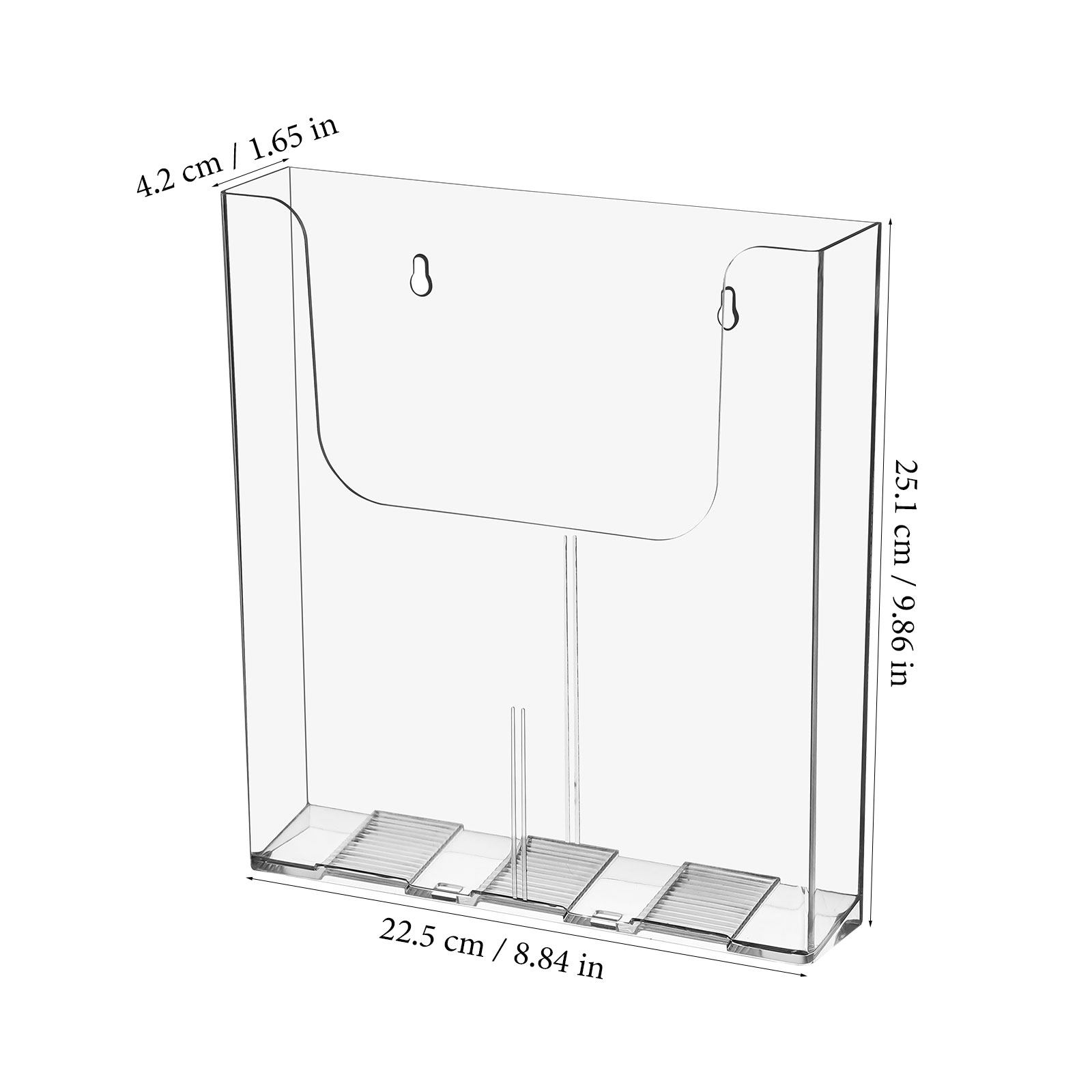 2 шт. прозрачных акриловых нас – обзор и цена Magazine Holder Rack