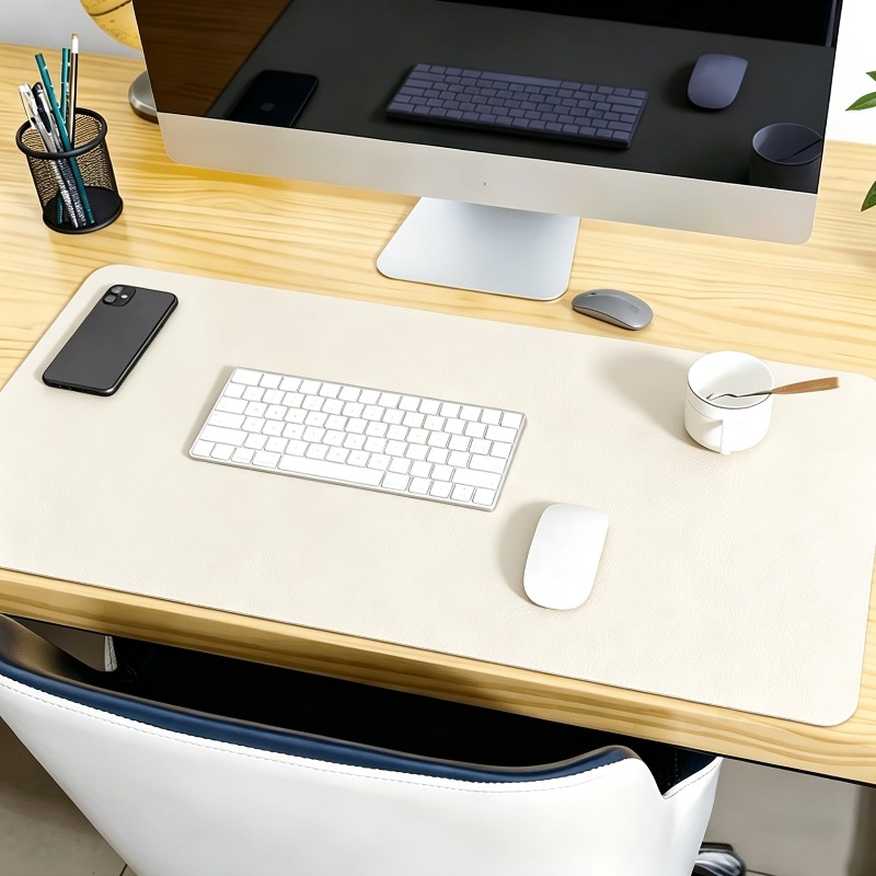 1 шт. Большой коврик для мыши  – обзор и цена Leather Desk Pad