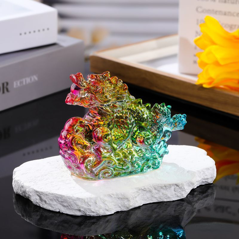 Стеклянная Статуэтка дракона с – обзор и цена Paper Weight Crystal