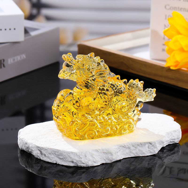 Стеклянная Статуэтка дракона с – обзор и цена Paper Weight Crystal