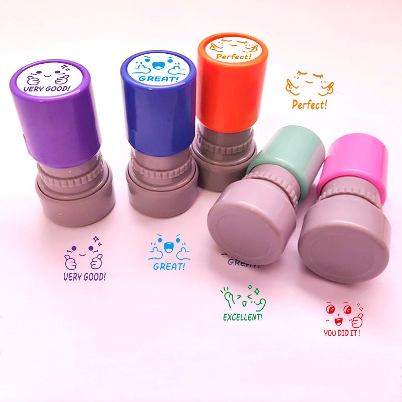 5 шт. штампов для учителей, ми – обзор и цена Rubber Date Stamp