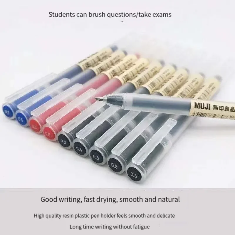 6/8 шт./компл. гелевая ручка M – обзор и цена Muji Stationery Gel Pen