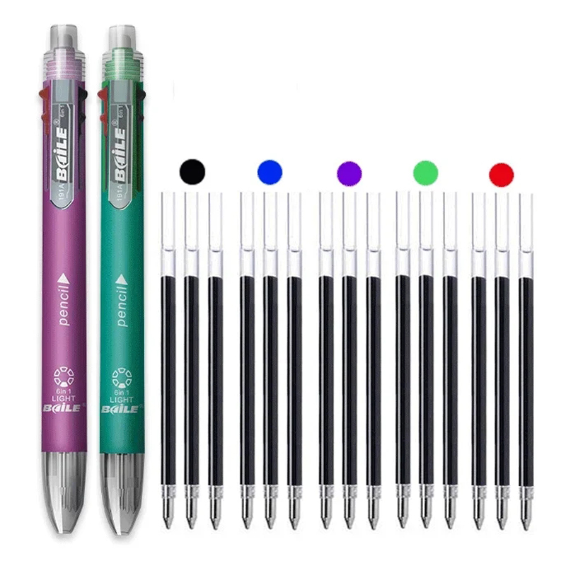 Набор из 4/12 шт. ручек 6-в-1: – обзор и цена Staedtler Pencil Lumocolor