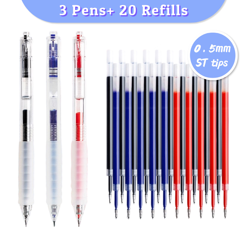3 ручки, 20 стержней, набор вы – обзор и цена Pilot Pen G2