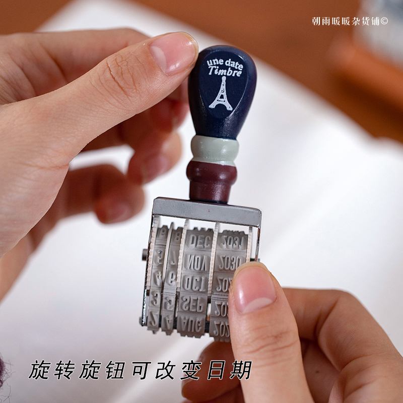 Ретро-деревянный датер Chaoyu: – обзор и цена Rubber Date Stamp