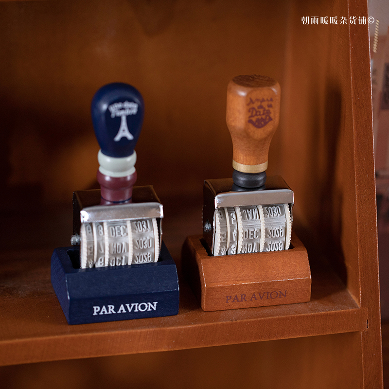 Ретро-деревянный датер Chaoyu: – обзор и цена Rubber Date Stamp