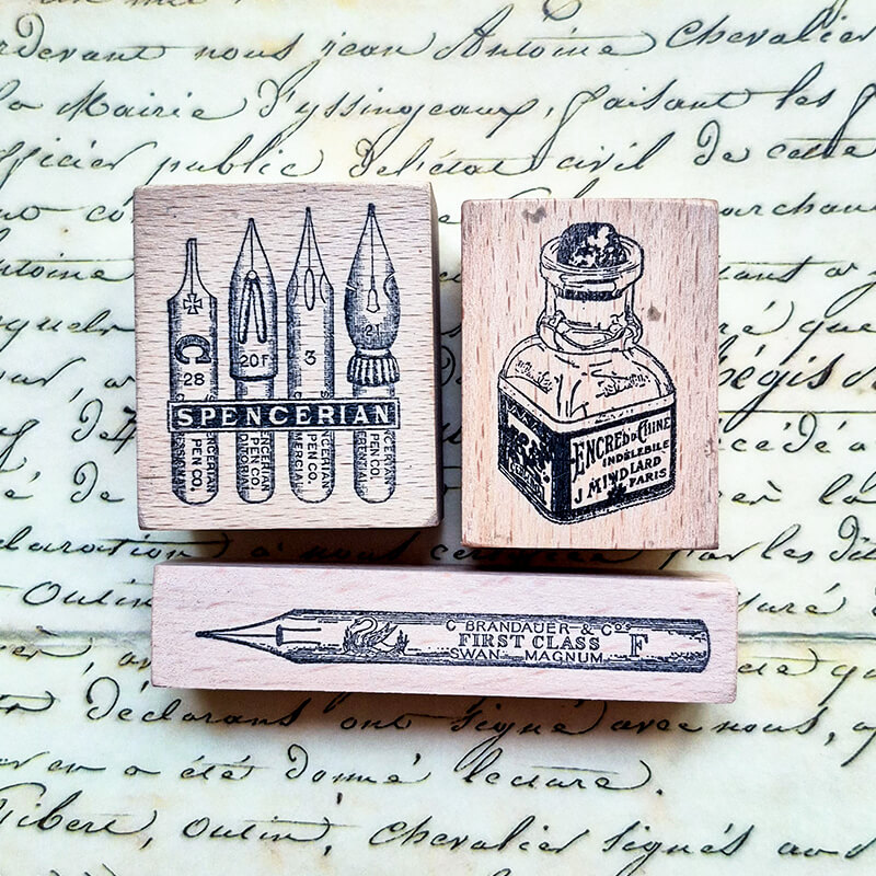 Набор для скрапбукинга: штампы – обзор и цена Fountain Pen Bottled Ink